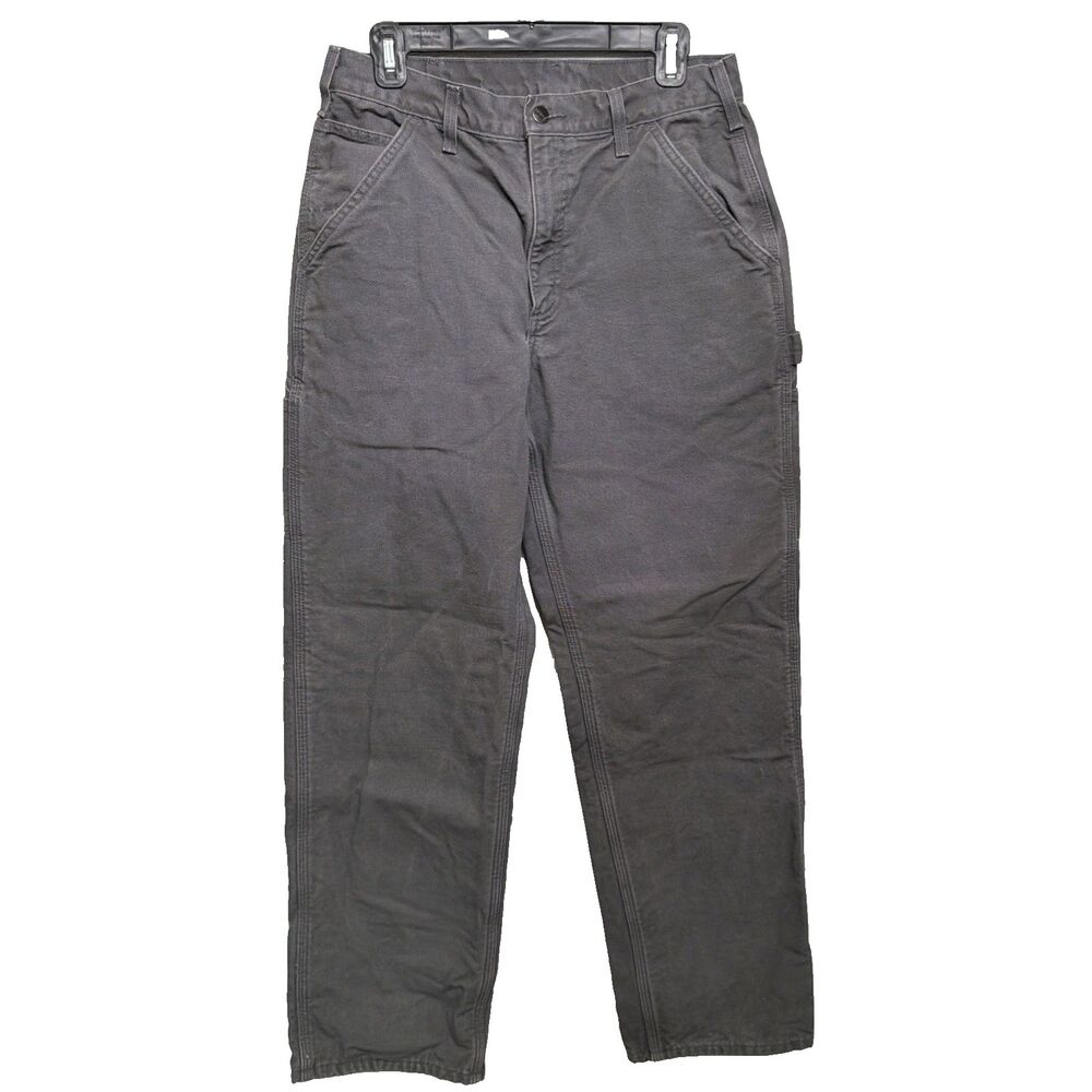 Carhartt Flannel Lined Duck Original Dungaree Fit 32x32 Gorpcore Workwear